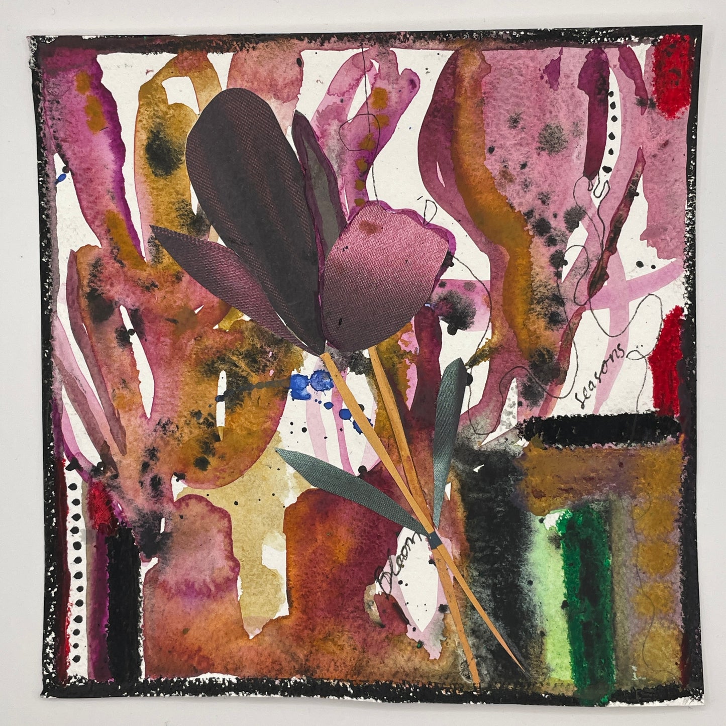 BLOOM - Collage Röd & Rosa