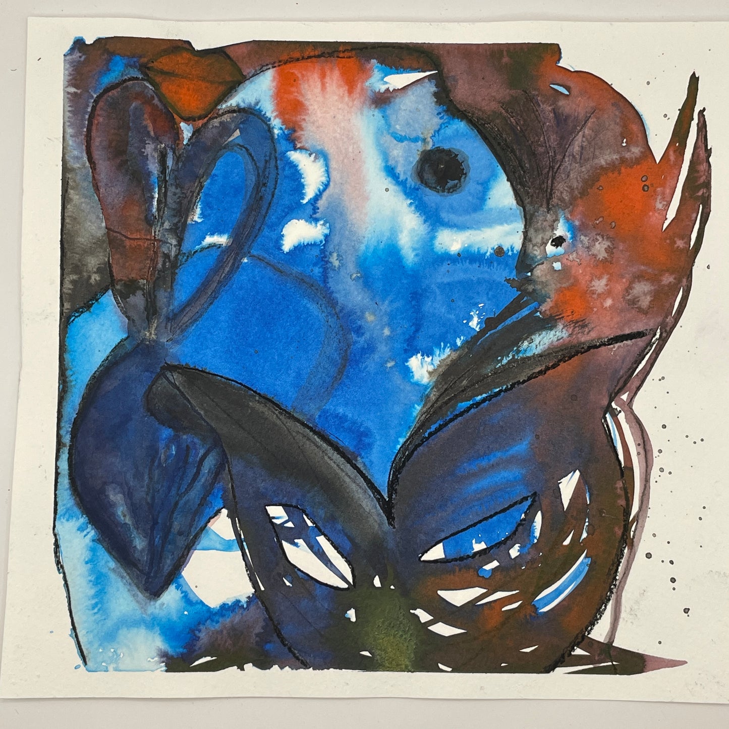 Bird with a mask